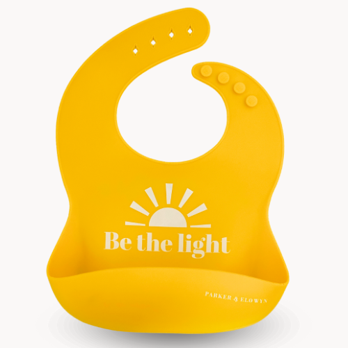 Be the Light Silicone Bib- Single